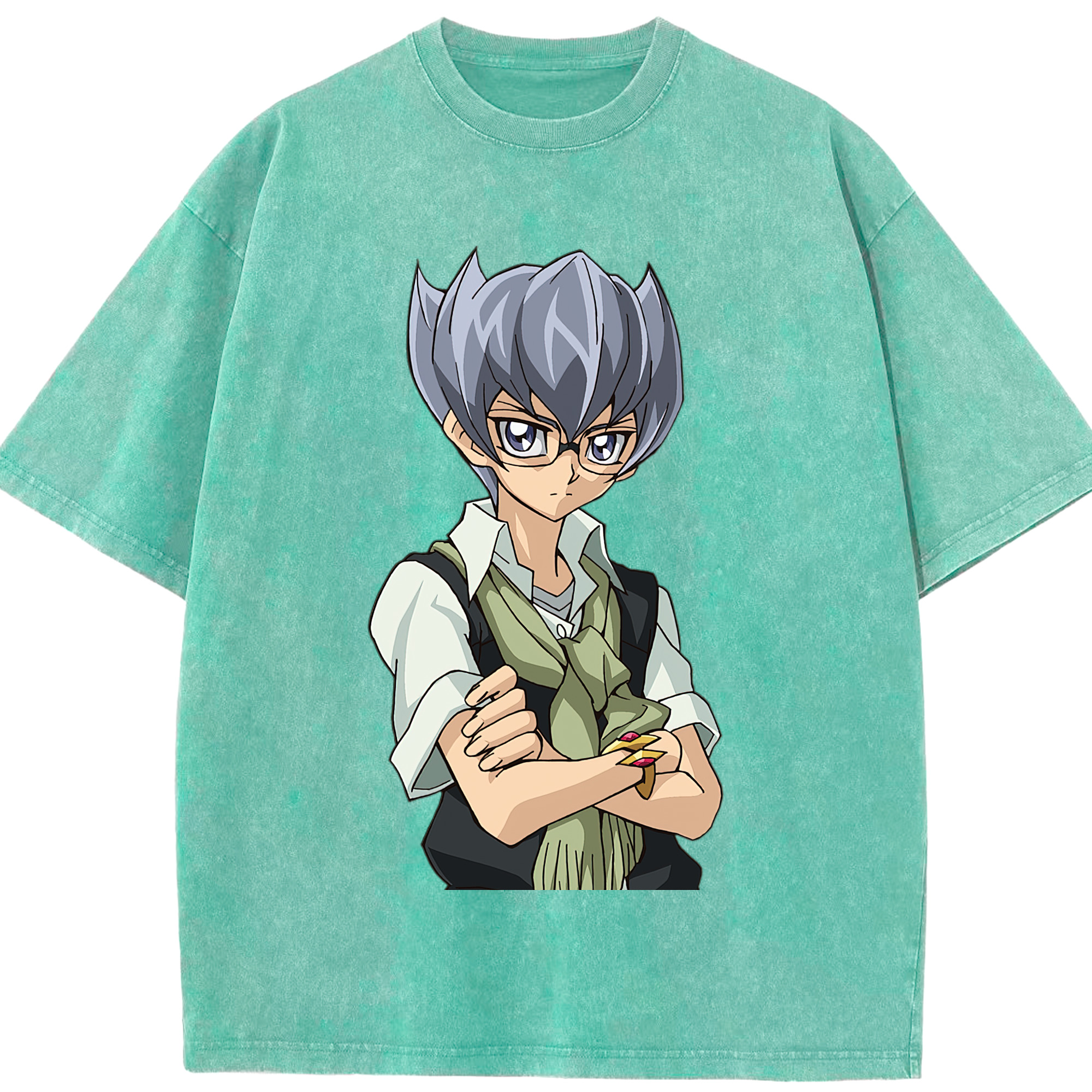 （画像用） 遊☆戯☆王 Yu-Gi-Oh! 綿100% ヴィンテージ風 半袖Tシャツ（フロントプリント）